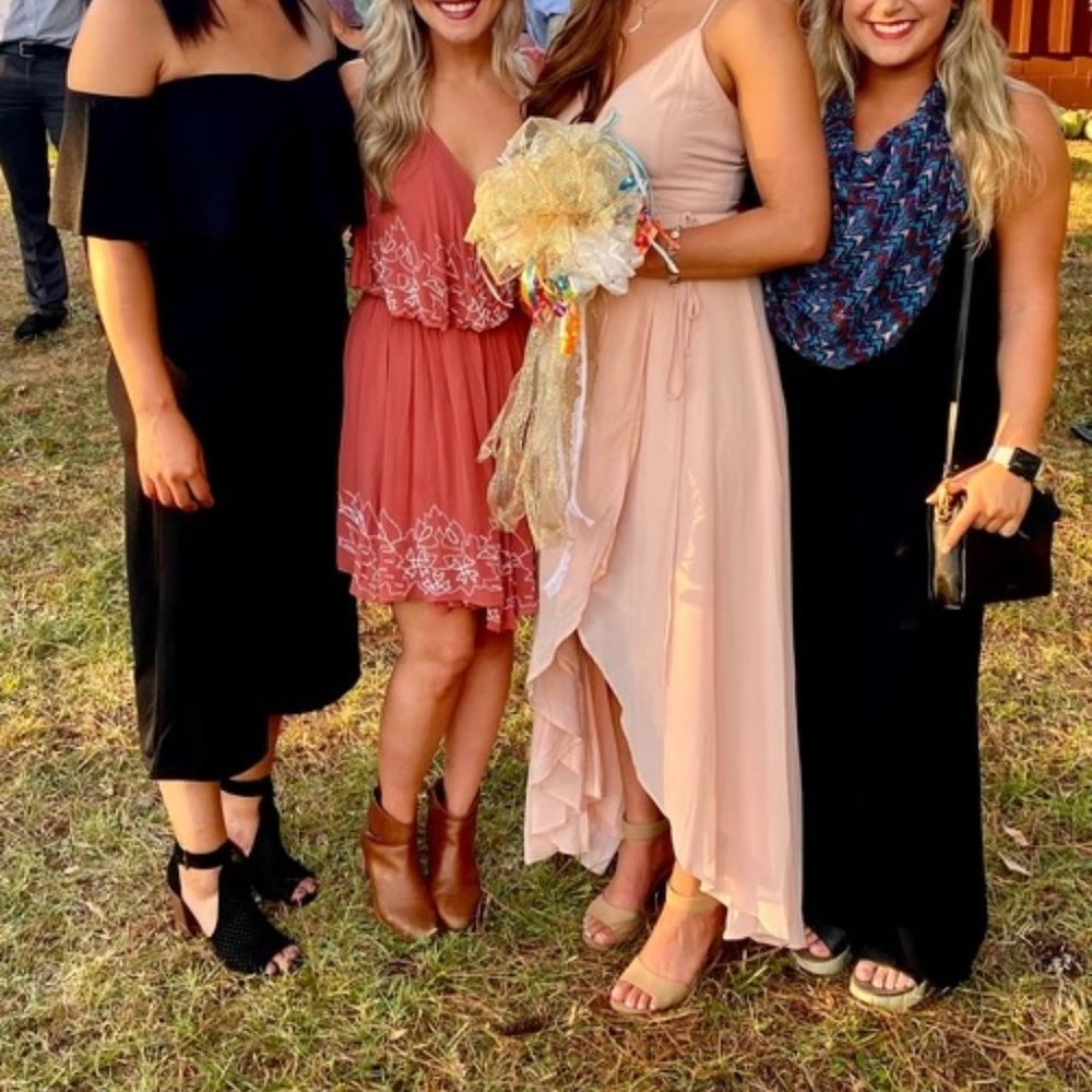 High-Low Maxi Wrap Dress - Picture 7 of 10